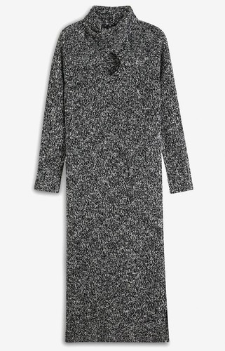 Strickkleid mit kragen - mit, gr