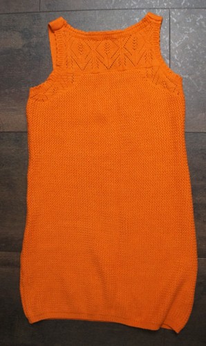 Zara strickkleid orange - zara,