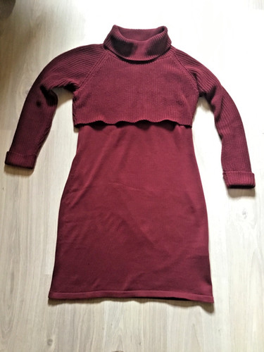 Heine strickkleid weinrot - heine,