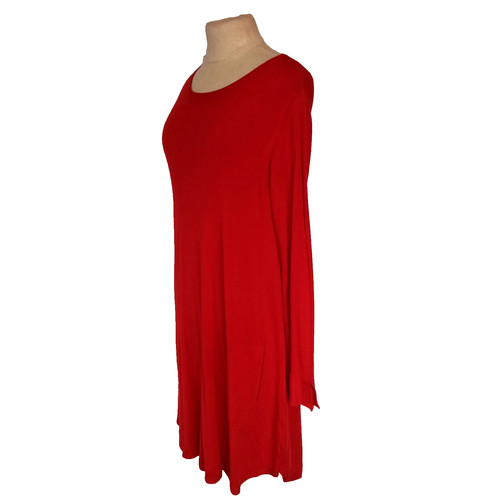 Damen fein strick kleid - damen, rot