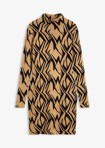 Neu strickkleid mit stehkragen - neu,