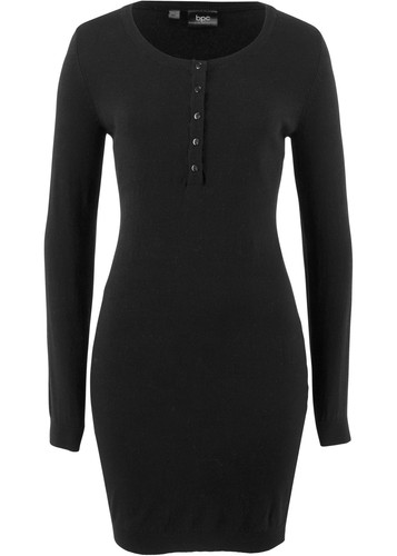 Strickkleid 38 schwarz - strickkleid, 36/38