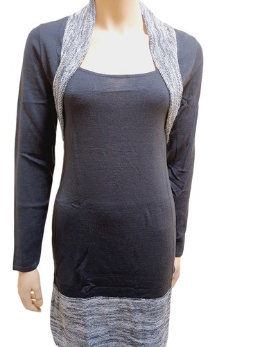Strickkleid schwarz 38 - strickkleid,