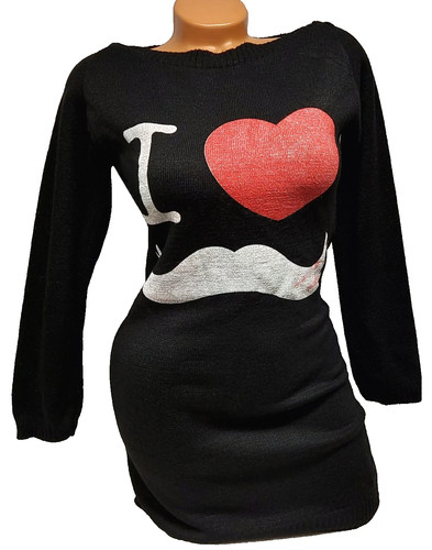 Strickkleid pulloverkleid - strickkleid,