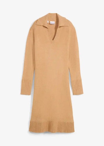 Neu strickkleid mit polokragen - neu,