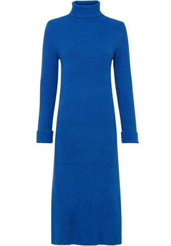 Strickkleid mit rollkragen - strickkleid,