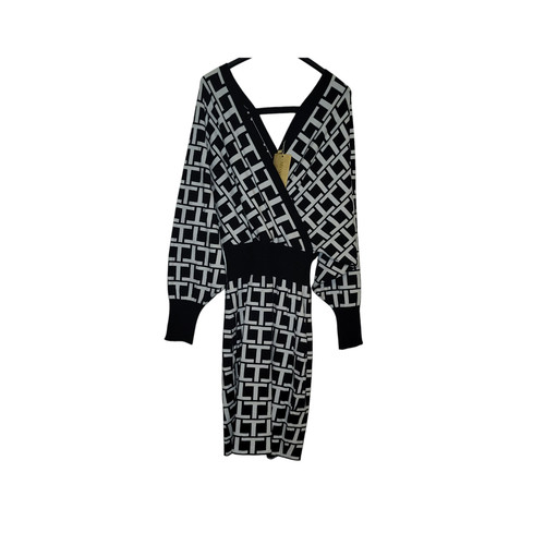Damen strickkleid mit - strickkleid,