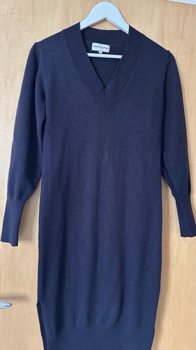 Strickkleid 36 dunkelblau - strickkleid,