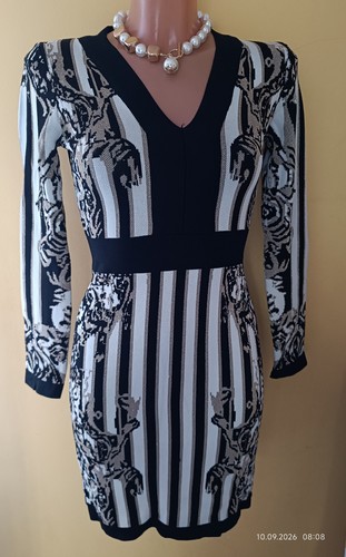 Stretch strick kleid - -, **
