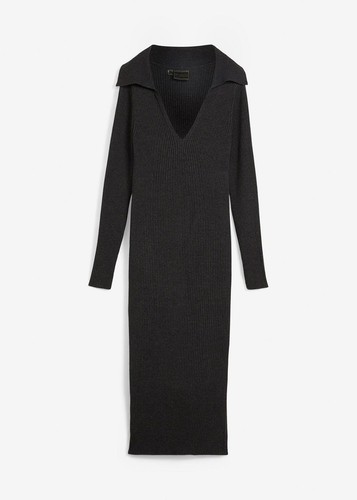 Strickkleid mit polokragen - mit,